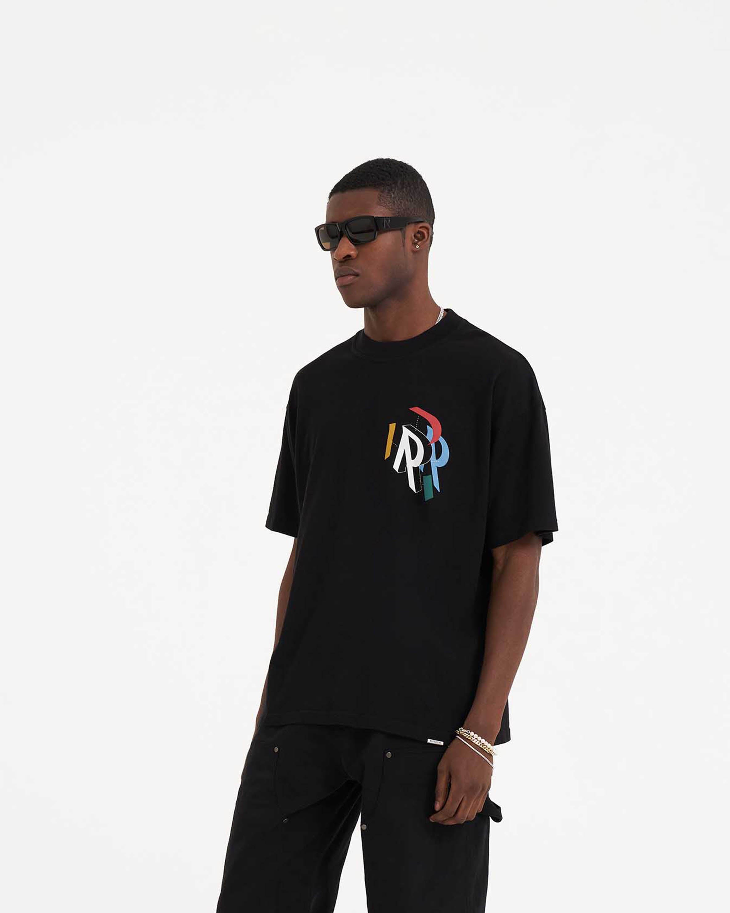 Initial Assembly T-Shirt - Black